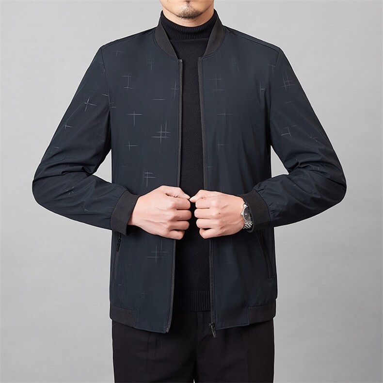 2023春季男装上衣夹克中年男士潮流休闲百搭外套男衣服JHLA-7-P75图片