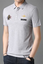 短袖t恤男韩版翻领夏季新款男士上衣服男装带领polo领短袖衫，男装T恤，电商B212（原钱塘6029）