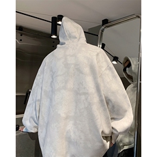 W6179P55控78脏脏扎染65棉连帽宽松设计卫衣，男装卫衣，电商B205