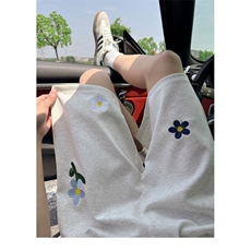 AK2263-P35夏季休闲宽松运动短裤男女同款，男装牛仔裤，星座617A-2