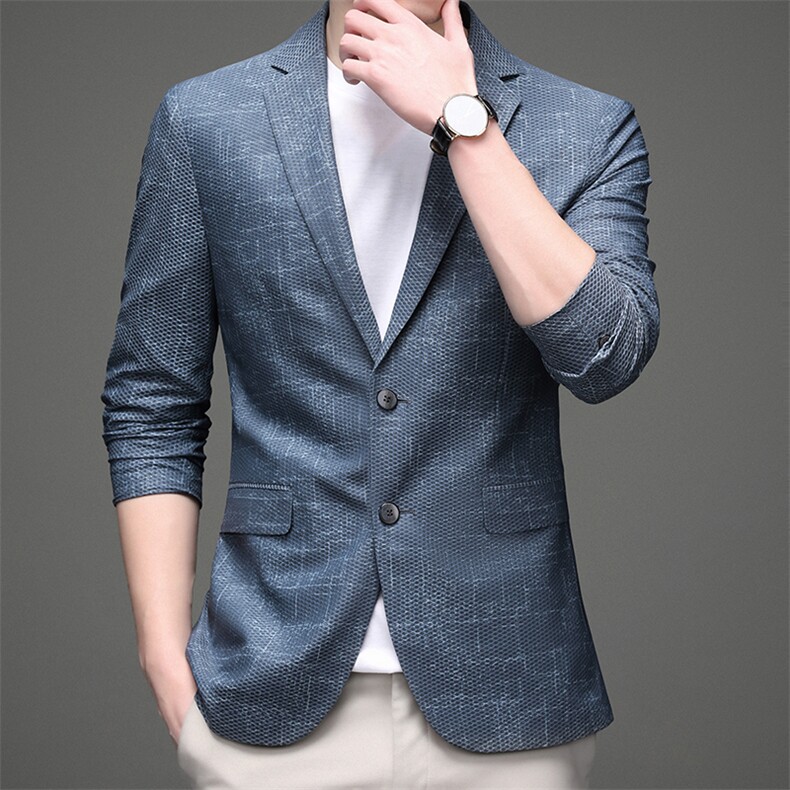 CD2020-29钱塘2020-2春秋新款百搭时尚休闲中青年男士西服P165，男装西服，钱塘207-2
