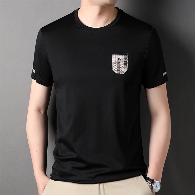 DX7000钱塘2020-3夏季新款潮流纯色休闲宽松短袖上衣P32，男装T恤，钱塘207-3