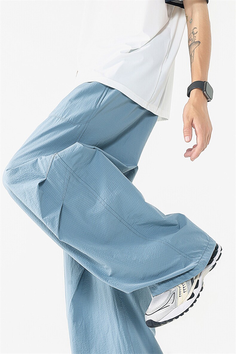 8XL-M日系户外防泼登山裤男直筒束脚休闲裤夏徒步工装裤K9158P68,男装工装外套,电商D206-1