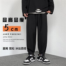 高街2023新款潮流百搭抗皱束脚运动休闲九分卫裤K118-特批35，男装休闲裤，星座718-1