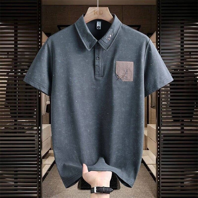 25081-P40夏季时尚休闲T恤男POLO衫欧货潮牌商务休闲短袖T恤,男装Polo衫,电商D310B-1