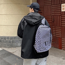 1克莱因蓝冲锋衣中性风大码M-5XL抽绳连帽夹克男JK7569P75控99，男装夹克，星座226-2