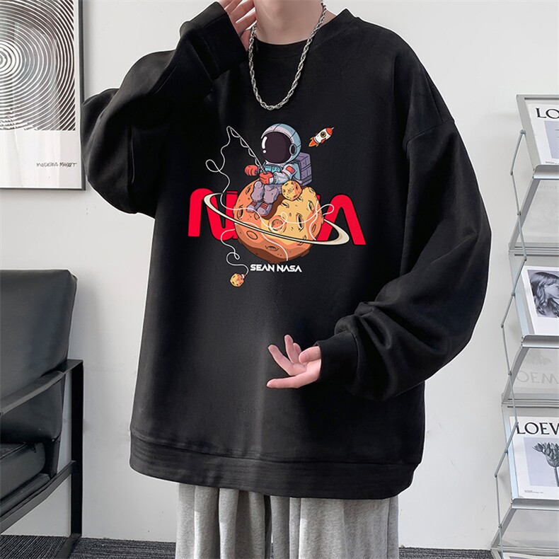 麂皮绒卫衣男大码重磅长袖t恤男JW81287-P35,男装卫衣,电商A040