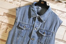 牛仔马甲男潮流时尚秋季外搭叠穿坎肩背心无袖马夹外套MJ112-P55，男装背心/马甲，星座1103-1