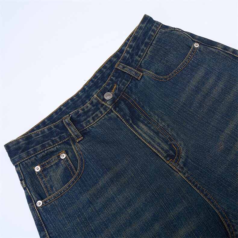 潮牌高街休闲裤潮流宽松直筒牛仔裤A161-K5600-P6098元,男装牛仔裤,电商A161