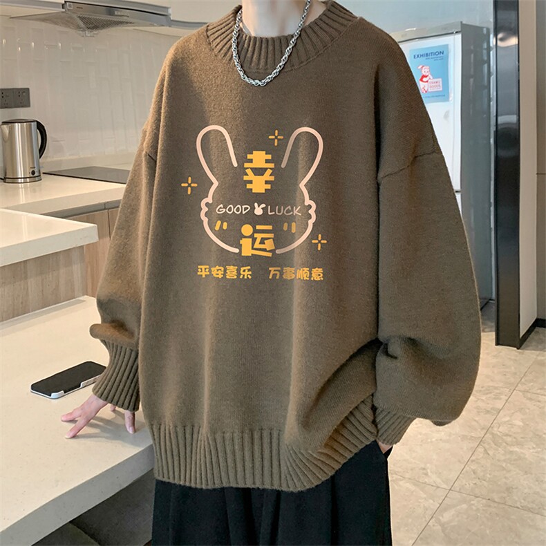 半高领毛衣男士大码针织衫男毛线衣男M18297-P45加绒款-P65,男装针织衫/毛衣,电商A040