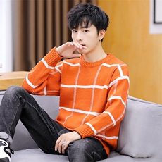 款5782男士毛衣秋冬季新款潮流圆领针织打底衫男装韩版修身，男装针织衫/毛衣，电商D310（原电商305）