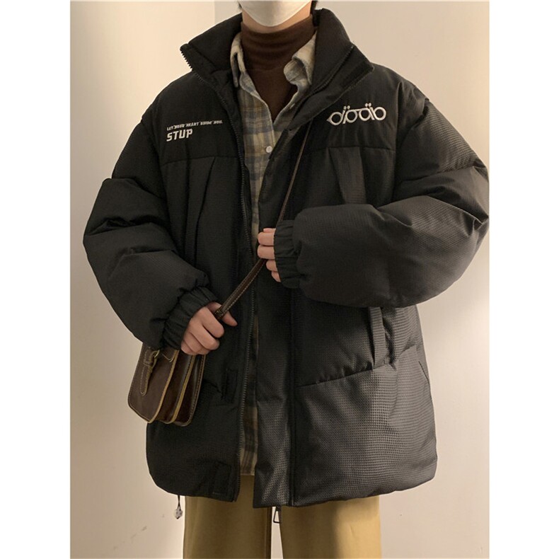 棉衣男刺绣立领棉服大棉袄1118-1-Q125-P118限价138图片