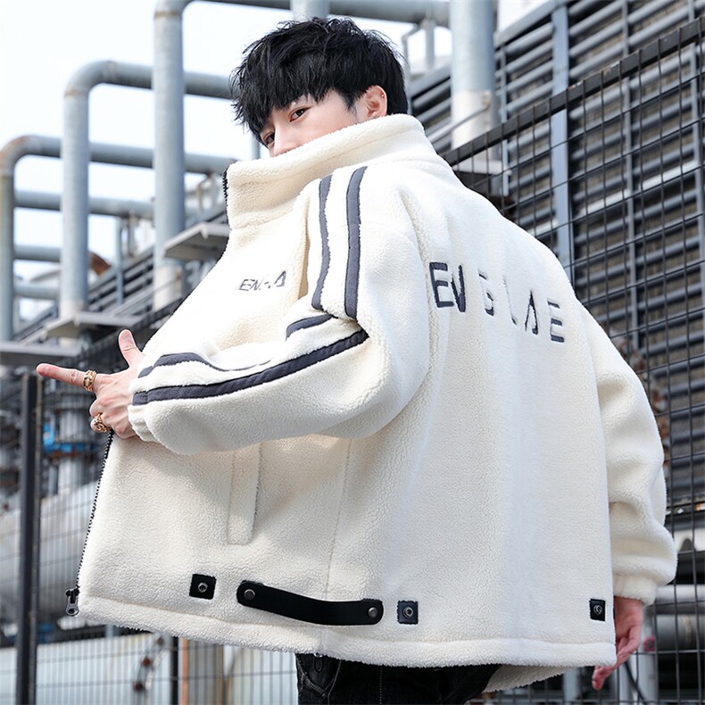 冬季羊羔绒棉衣男潮流时尚青少年羊羔绒外套MY2383-P100，男装棉衣，星座210-3