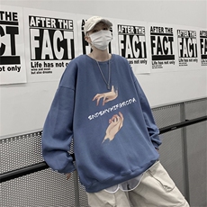 DSA028-MCT21P213P40抖音品质！重磅卫衣男高品质65棉圆领卫衣，男装卫衣，电商A028