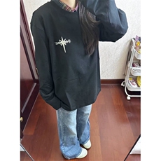 纯棉250克刺绣长袖打底上衣ZW0139-特批40，男装T恤，星座313A(原308A-2)