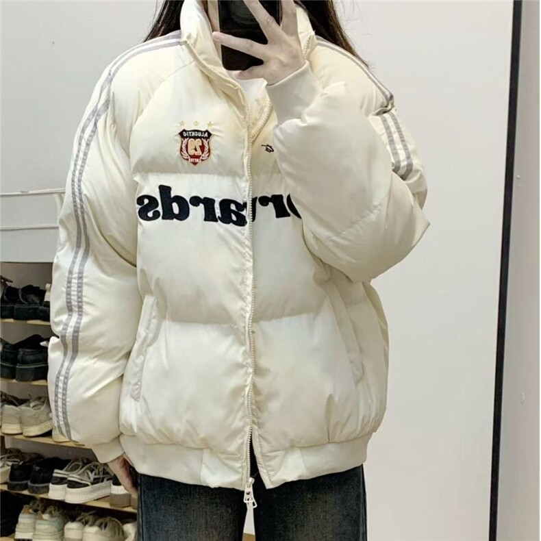 冬季立领棉衣外套男女加厚宽松保暖面包服外套MF8090-P88,男装棉衣,星座208-5