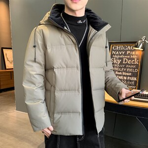 内景2023新款连帽90%白鸭绒大码M-8XL男士羽绒服XZ109-Y9799-P195，男装羽绒服，星座109