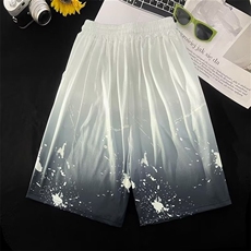 日系慵懒五分裤潮男气质时尚微弹休闲裤夏季渐变短裤LDK30P25，男装休闲裤，星座1116-2