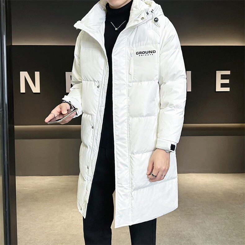 长款男冬季2025新款冬季加厚连帽男装外套A313-8805-P245,男装羽绒服,电商A313