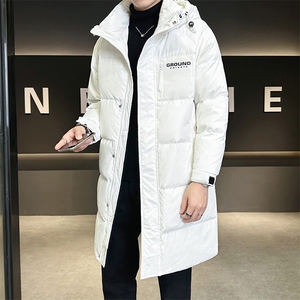长款男冬季2025新款冬季加厚连帽男装外套 A313-8805-P245图片
