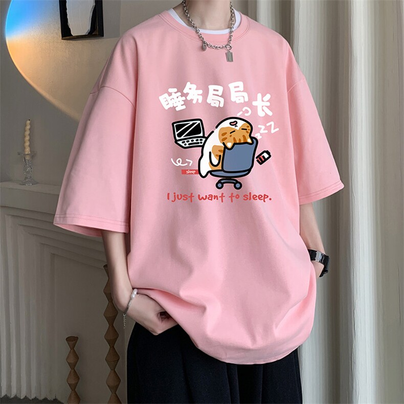 230g重磅纯棉短袖t恤男大码半袖半截袖DX17447-P20,男装T恤,电商A040