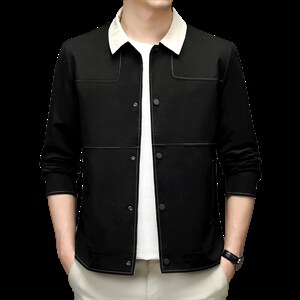BEA10018钱塘2020-2春秋款中年男士时尚休闲百塔夹克外套货稳P145图片