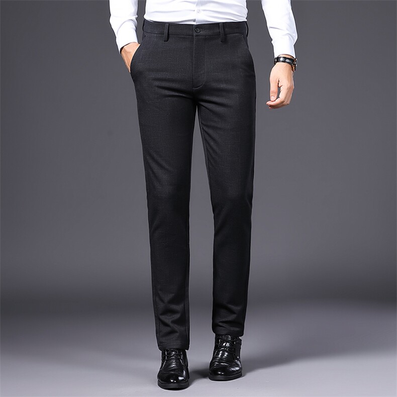 CD659钱塘2020-2秋季新款中年男士商务休闲西裤直筒百搭长裤P90，男装休闲裤，钱塘207-2