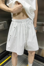 港风文艺风情侣短裤舒适休闲百搭条纹撞色简约裤子K847TP20无差价，男装牛仔裤，电商A102B