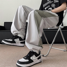 2024新款日系ins百搭工装裤夏季撞色拼接休闲裤男现货K7705-P42，男装休闲裤，星座512-3