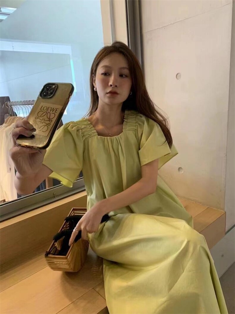 【DAVIDA】韩版压褶套头连衣裙，女装连衣裙，DAVIDA