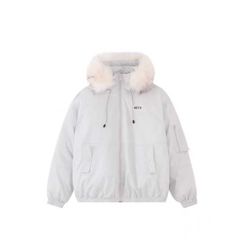 517A-8-Y93-P98赵露思徐妍同款毛领可拆卸加棉派克服棉衣外套,男装棉衣,星座517A-8（原B282）