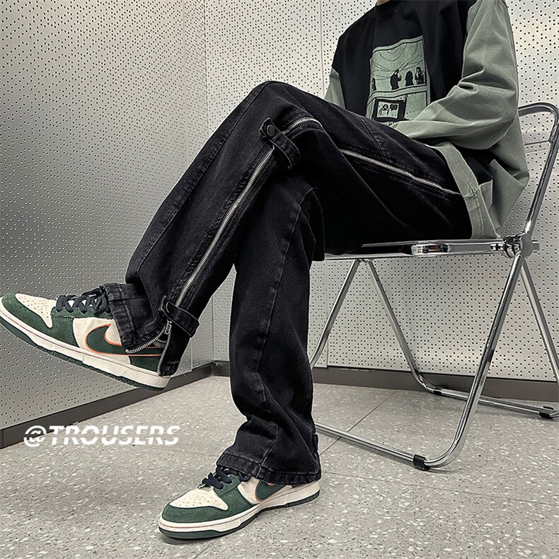 B258-K2333-P60控78大拉链牛仔裤78%22%聚酯纤维,男装牛仔裤,电商B258