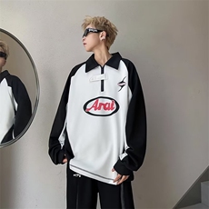 拼色卫衣男潮ins港风潮流LA25P38，男装卫衣，星座1116-2