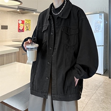 牛仔夹克男大码牛仔外套男茄克NJ77352-P60，男装夹克，电商A040