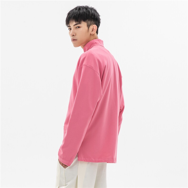 秋冬大码风加厚夹克外套立领盘扣情侣中性唐装汉服JK20/P135,男装夹克,电商A221A