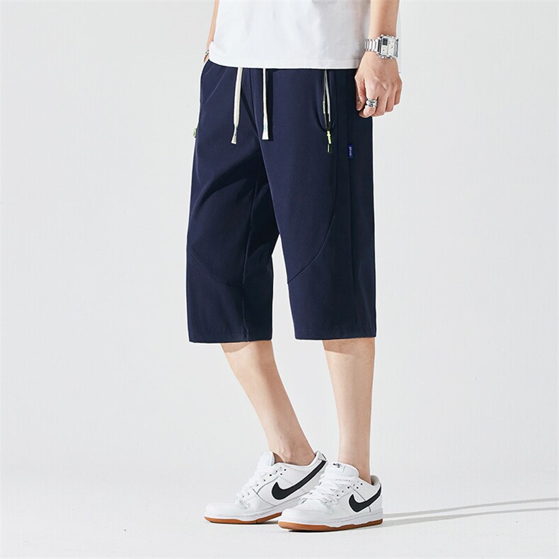 2025夏季新款男士七分裤时尚休闲马裤潮流男裤子KZ1085-P28,男装休闲裤,星座217-4