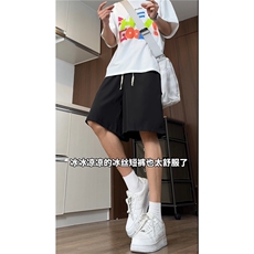 夏季休闲冰丝短裤宽松版透气五分裤A061-AD00214-特P20，男装牛仔裤，电商A061