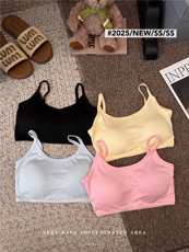 甜辣防晒衣女夏季纯欲风显瘦小众短款抹胸上衣叠穿两件套，女装背心吊带，梦白服饰厂