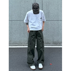 1506/QYK510/P62新款宽松休闲裤男韩版潮流坠感阔腿拖地长裤，男装休闲裤，星座1506