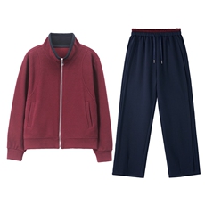 长期现大货休闲卫衣两件套装女春秋款2026新款时尚开衫外套直筒裤，女装套装/套裙，璐依舞