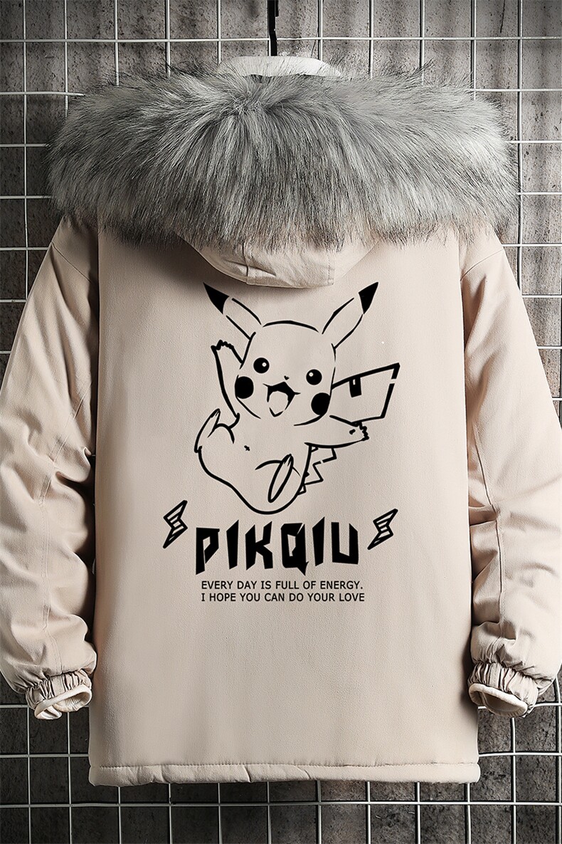 MM48078-P130冬季大毛领棉衣男士大码加厚棉袄男棉服网格,男装棉衣,电商A040A