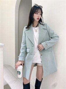 【现货】长款加厚呢料，两个颜色两个码ml图片