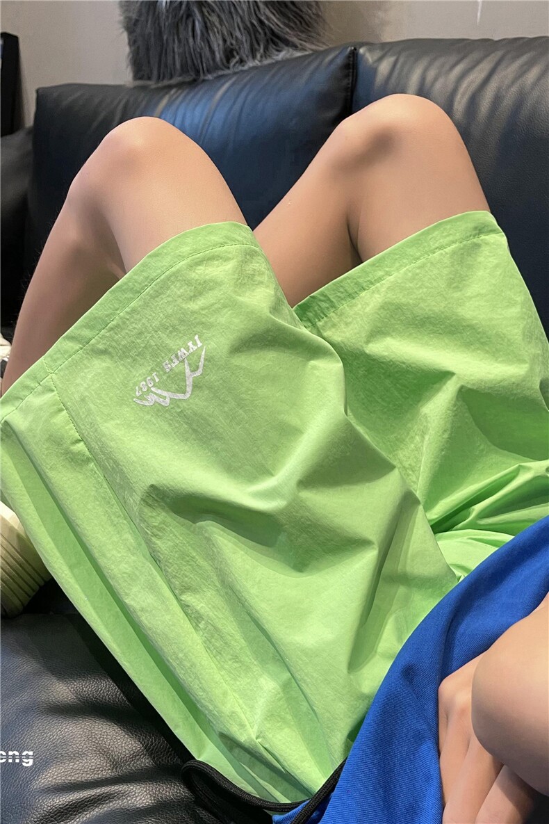 ins潮流多巴胺多色宽松短裤男生百搭沙滩裤B315-K23353-特p20控38,男装休闲裤,电商B315