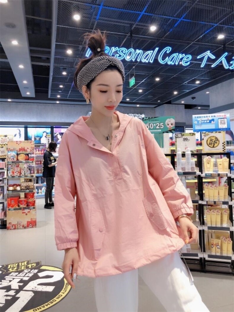 一杭带帽防晒服，四色超赞，女装，一杭