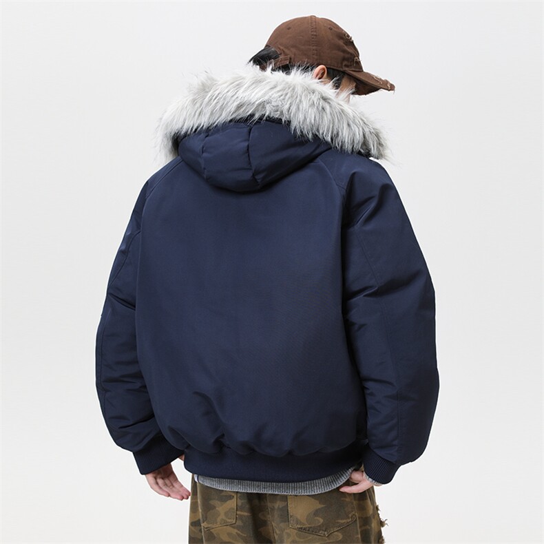 潮流宽松棉服高高街潮牌休闲棉衣A161-9987,男装棉衣,电商A161
