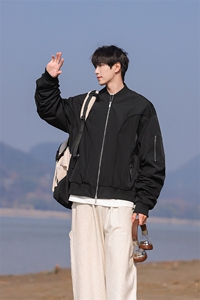 1美式MA1解构设计飞行大码M-5XL夹克100%聚酯纤维JK77988P85控138图片