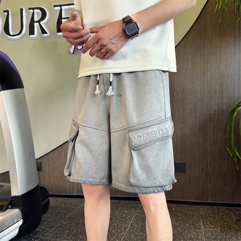 DK806P5878小伙风店主风高品质休闲口袋工装裤五分裤男短裤,男装牛仔裤,电商B340