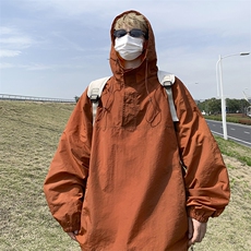 FS2306-P55控78夏季港风情侣防晒服外套薄款防晒衣，男装防晒衣，电商A036A