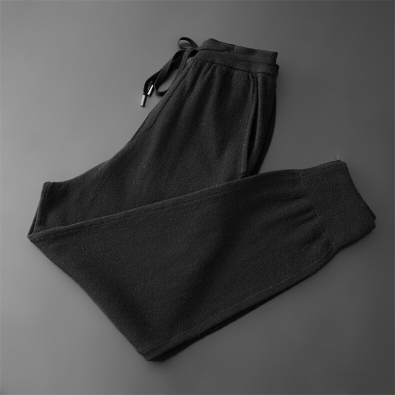 时尚男士休闲裤舒适宽松运动裤高品质面料百搭款式日常必备,男装休闲裤,台绒羊绒