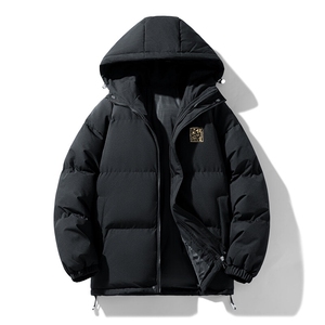 现货 抖音得物可供视频 三防加厚羽绒连帽棉衣外套面包棉服 85551图片